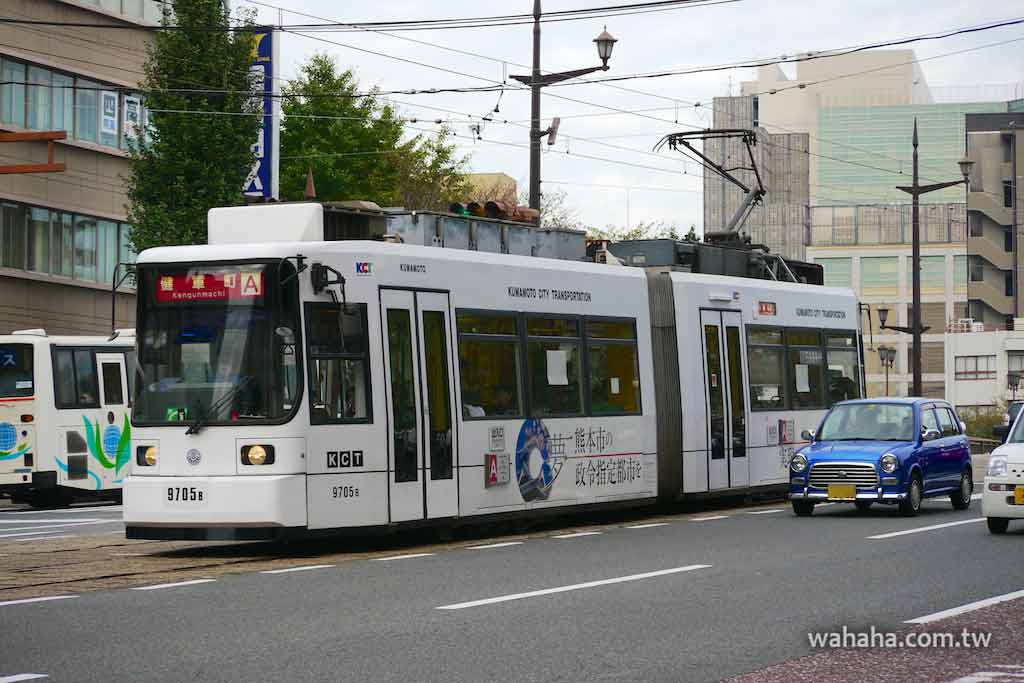 怒濤更新之路面電車(6)：熊本市電 9700 型，日本最初的超低床路面電車