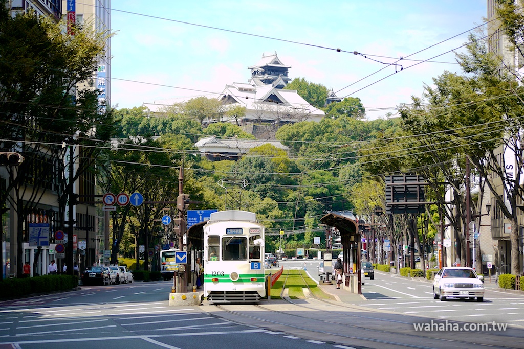 怒濤更新之路面電車(36)：車窗外的風景，熊本城